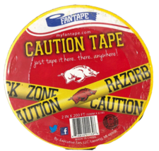 Arkansas Razorbacks &quot;Caution Tape Fan Tape - £11.86 GBP