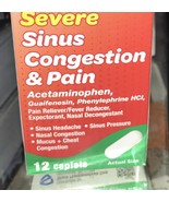 ValuRx Severe Sinus Congestion &amp; Pain-Day Time Non-Drowsy 12 Caplets-See... - $146.72 MXN