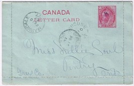 Postcard Canada Letter Card 2 Cent Queen Victoria 1906 - £2.32 GBP