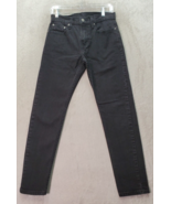 Levi&#39;s Strauss &amp; Co. 511 Jeans Boys Size 28 Black Denim Flat Front Strai... - $18.46
