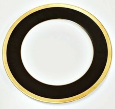 Haviland Limoges Laque De Chine Oro Borde - Chocolat Plato, 27.6cmD - $1,779.84 MXN