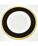 Haviland Limoges Laque De Chine Oro Borde - Chocolat Plato, 27.6cmD - $1,781.85 MXN