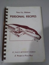 Vintage Cook Book Personal Recipes St Paul&#39;s Methodist Church Ponca City OK - £10.30 GBP
