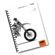 KTM 2022 - 65 SX - OWNERS MANUAL USER GUIDE - $49.00