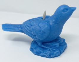 Luminara Wax Blue Bird Battery Operated Spring Candle Flameless LED No Remote - £31.89 GBP