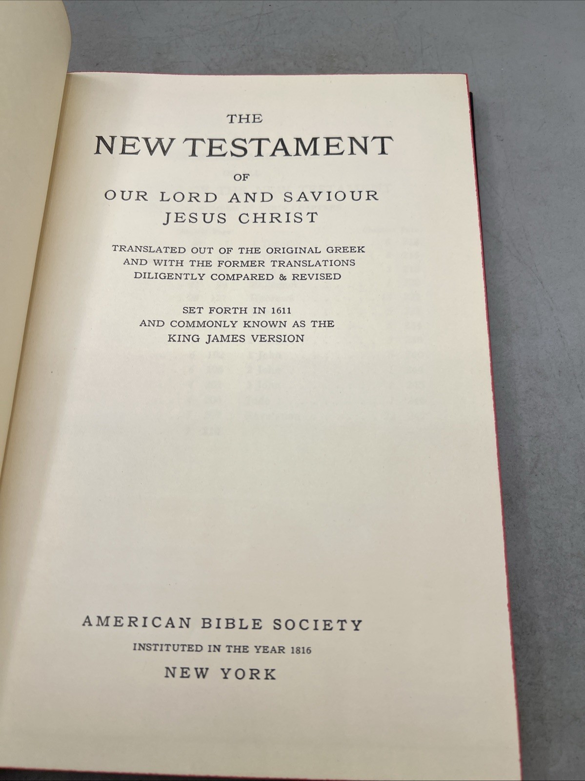 The New Testament of Our Lord and Savior Jesus Christ 1953 Vintage Book Item image 6