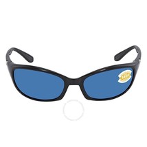 New Costa Del Mar HR11 OBMP Harpoon Sunglasses Shiny Black Blue Mirror 5... - £90.11 GBP
