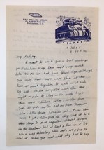 1945 WW2 Era Love Letter Written Valentines Day P.F.C. Willard Miller Tanks - $25.00