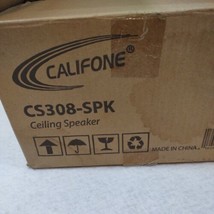 Califone CS308-SPK 6&quot; White (paintable) Ceiling Mount Loudspeaker (3 ava... - £39.79 GBP