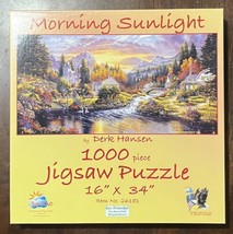 SunsOut “Morning Sunlight” 1000 Pc Jigsaw Puzzle 27”x20”  Derek Hansen E... - $14.25