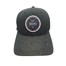 Callaway Chicopee MA Chrome Soft Snapback Hat Cap Black Logo Faded Brim - $10.66