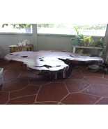 Vintage California very large Live Edge First Growth Redwood Burl Coffee... - $2,425.50