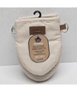 Colordrift Kitchen Saxony Tan Oven Mitts Set Of 2 Cotton Silicone - $19.70