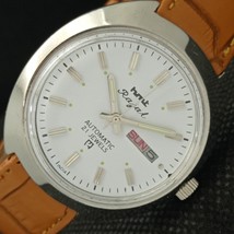 Authentic Old Hmt Rajat 6501 Automatic Mens White Dial Watch a424909-2 - £18.52 GBP