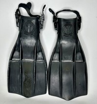 Aqua-Lung U.S. Divers Rocket Fin Super Scuba Fins Flippers Black USA  - £54.40 GBP