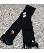 Vintage Chicago Bulls Scarf Men Black 48x6 NBA Adults - $344.60 MXN