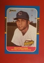 1987 Donruss Highlights Billy Williams #20 HOF Inductee FREE SHIPPING - £1.39 GBP