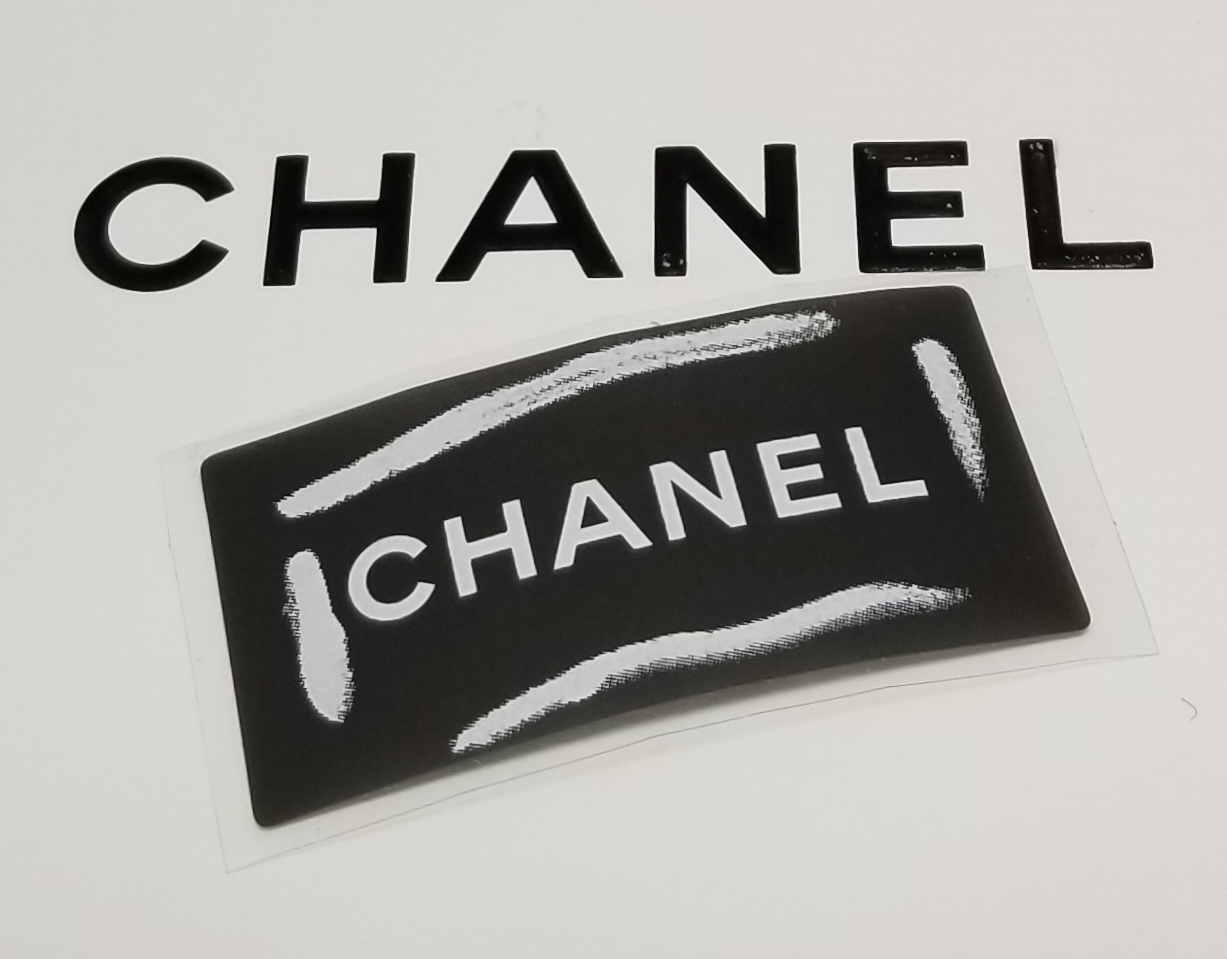 CHANEL SEAL/GIFT STICKERS IN BOLLORE STYLE × LOT OF 3 STICKERS  - £9.59 GBP