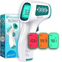 Infrared Forehead Thermometer for Adults and Infants Touchless iProven T... - £31.76 GBP