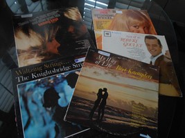 Vintage lot of 5 vinyl lps Sammy Kaye Lenny Dee Robert Goulet Bert Kaempfert &amp; - £4.04 GBP