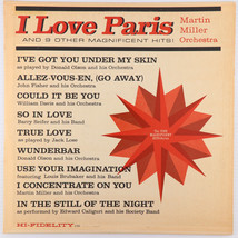 Martin Miller And His Orchestra – I Love Paris - Mono LP Tops Records – ... - £11.22 GBP