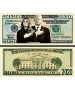 Trump 2020 Collectible Pack of 5 First Couple Funny Money Novelty Dollar... - £5.16 GBP
