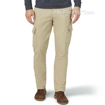 Lee Men&#39;s Casual Twill Stretch Elastic Cargo Pants Regular Fit Straight Leg - £35.76 GBP