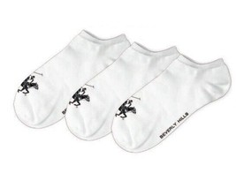 6 Geister Men Beverly Hills Polo Club Baumwolle Sport Mini Socke Kurz - $17.99