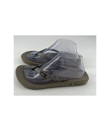 Keen Flip Flop Womens Size 9 Black White Tan Harvest Thong Sandal Summer - $17.90