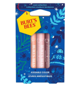 Burt&#39;s Bees Kissable Color Holiday Gift Set, Cool Collection, Lip Shimme... - £25.95 GBP