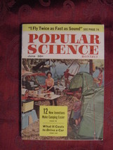 Popular Science June 1956 Camping F-104a Anthony W. Lavier Miniature Rooms - £6.82 GBP