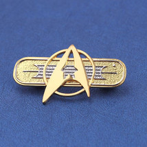 Star Trek Movie Federation Uniform Chest Insignia Deluxe 3 Inch Wide Pin - £11.75 GBP