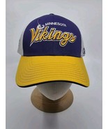 Minnesota Vikings Reebok Script Logo Mens Adjustable Strapback Hat NFL - €22,98 EUR