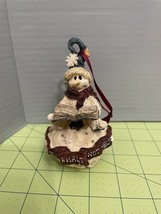 Boyds Bear Snowman Ornament “Thou Shat Not Melt” Holiday/ Christmas Tree Decor - £7.85 GBP