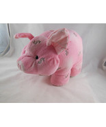 Dan Dee Plush Pink with Silver embroidered Dollar signs Pig Piggy Bank 7... - $19.79