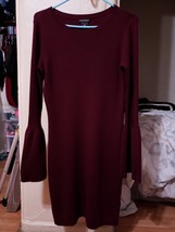 Club Monaco Women’s Burgundy Sweater Dress Small - £47.25 GBP