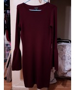 Club Monaco Women’s Burgundy Sweater Dress Small - €52,27 EUR