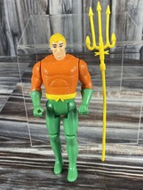 Vintage 1989 ToyBiz DC Super Heroes Action Figure - Aquaman w/ Trident - £19.32 GBP