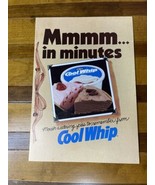 Vintage 1981 Mmmm… In Minutes Cool Whip Cookbook Recipes Pamphlet - $22.75
