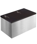 Double Silver Box for Ashes - Exclusive Stainless Steel Urn for Ashes, S... - £174.44 GBP+