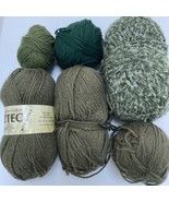 James Brett Aztec Aran with Alpaca Knitting Wool Yarn 100g Olive Green L... - $32.94 CAD