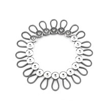 20Pcs Metal Elastic Collar Extenders Button Extenders For Shirt Dress Tr... - £13.53 GBP