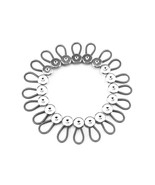 20Pcs Metal Elastic Collar Extenders Button Extenders For Shirt Dress Tr... - £13.28 GBP