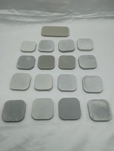 (16) Miniature Square Bases 1&quot; (1) Rectangle Base 2&quot; - $15.83