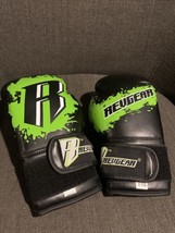 Revgear Youth 8 Oz Boxing Gloves Sparring Kick Boxing MMA Green Black - $21.78