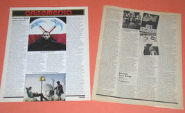 Pink Floyd Creem Magazine Clipping Vintage 1982 Movie Review - £11.79 GBP