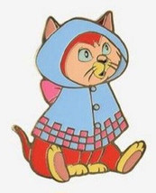 Disney Cats &amp; Dogs Alice in Wonderland Dinah in Raincoat Loungefly Myste... - £12.23 GBP