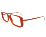 Salvatore Ferragamo Eyeglasses Frames 2608 407 Orange Square Full Rim 52... - $65.36
