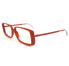 Salvatore Ferragamo Eyeglasses Frames 2608 407 Orange Square Full Rim 52... - $68.96