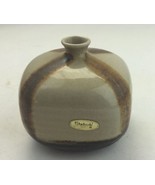 Vintage Takahashi San Francisco Brown Drip Incense Burner / Bud Vase Jap... - £19.31 GBP